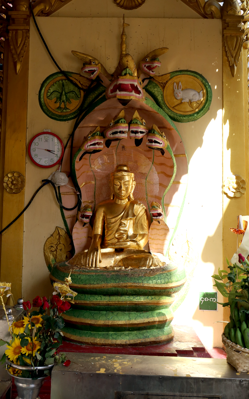 Nine Dragons Buddha Image